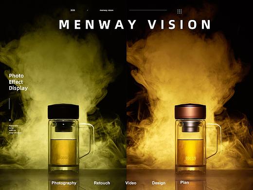 商务/玻璃杯 | 摄影精修对比-MENWAY VISION