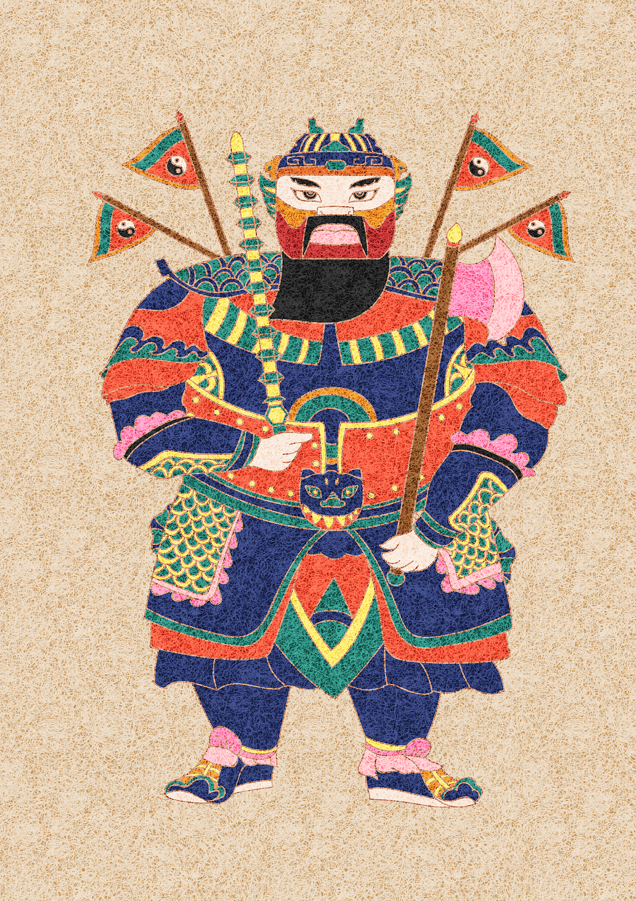 年画形象再设计（图ZMTczMDkzMzIw） - 创作习作 - 站酷设计师青年贩子原创素材 - 站酷ZCOOL