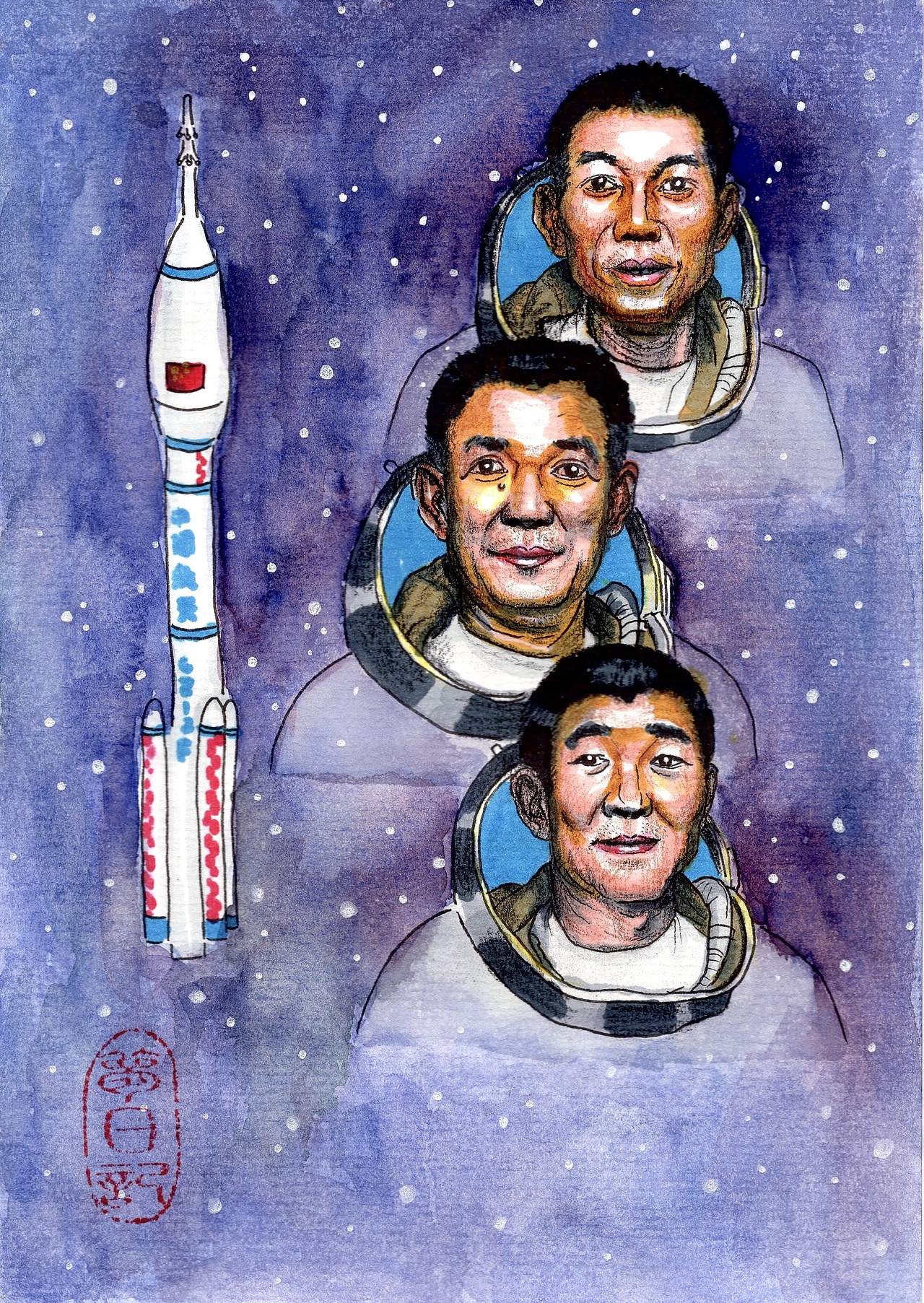 分享一组自己水彩手绘人像（图ZMjc4MzE0NTky） - 创作习作 - 站酷设计师梦旅行日记原创素材 - 站酷ZCOOL