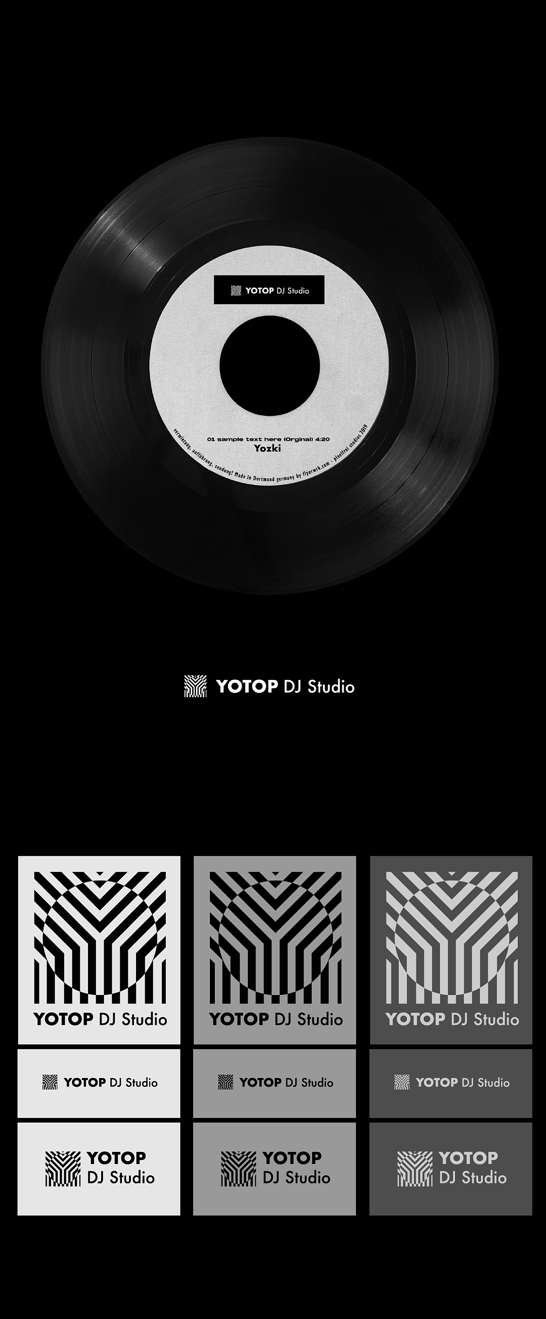 品牌设计-YOTOP DJ studio[亚太设计年鉴]收录作品（图ZMjg0NzIzOTE2） - 品牌 - 站酷设计师峥嵘品牌设计原创素材 - 站酷ZCOOL