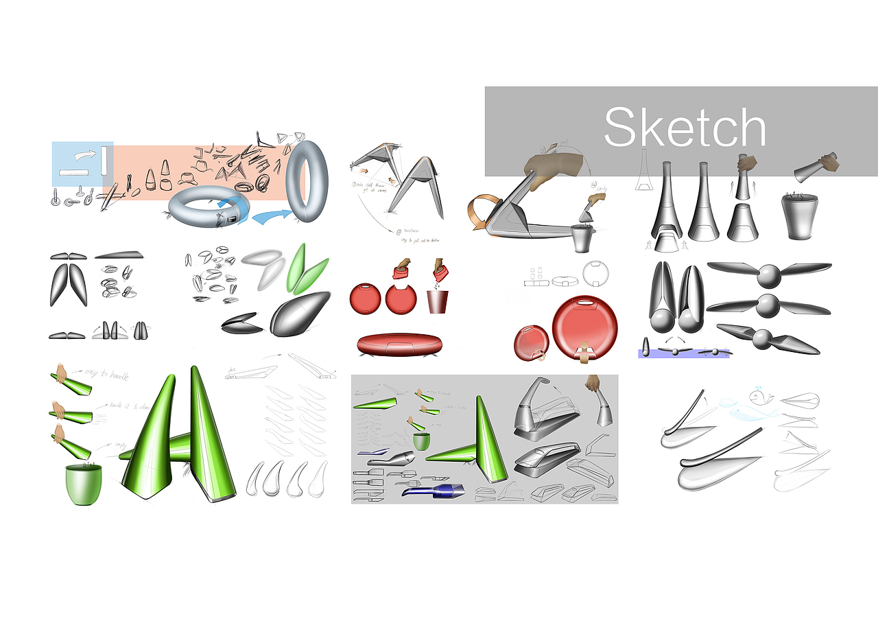 扫地机器人设计（图ZMTU0NzkxMTY4） - 生活用品 - 站酷设计师ZZ_Z原创素材 - 站酷ZCOOL
