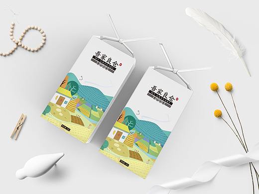 大米原创手绘包装设计