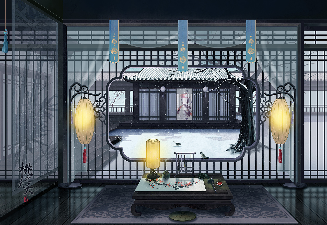 四季如诗-场景（图ZMjM5ODE1NTI4） - 创作习作 - 站酷设计师桃之夭夭myz原创素材 - 站酷ZCOOL