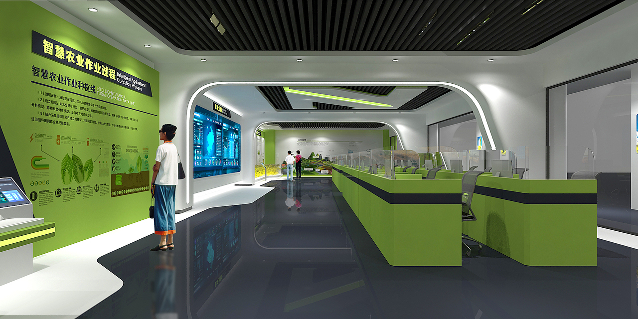 2019年中联重机智慧农业展厅设计|空间|展陈设计|exhibition_原创作品