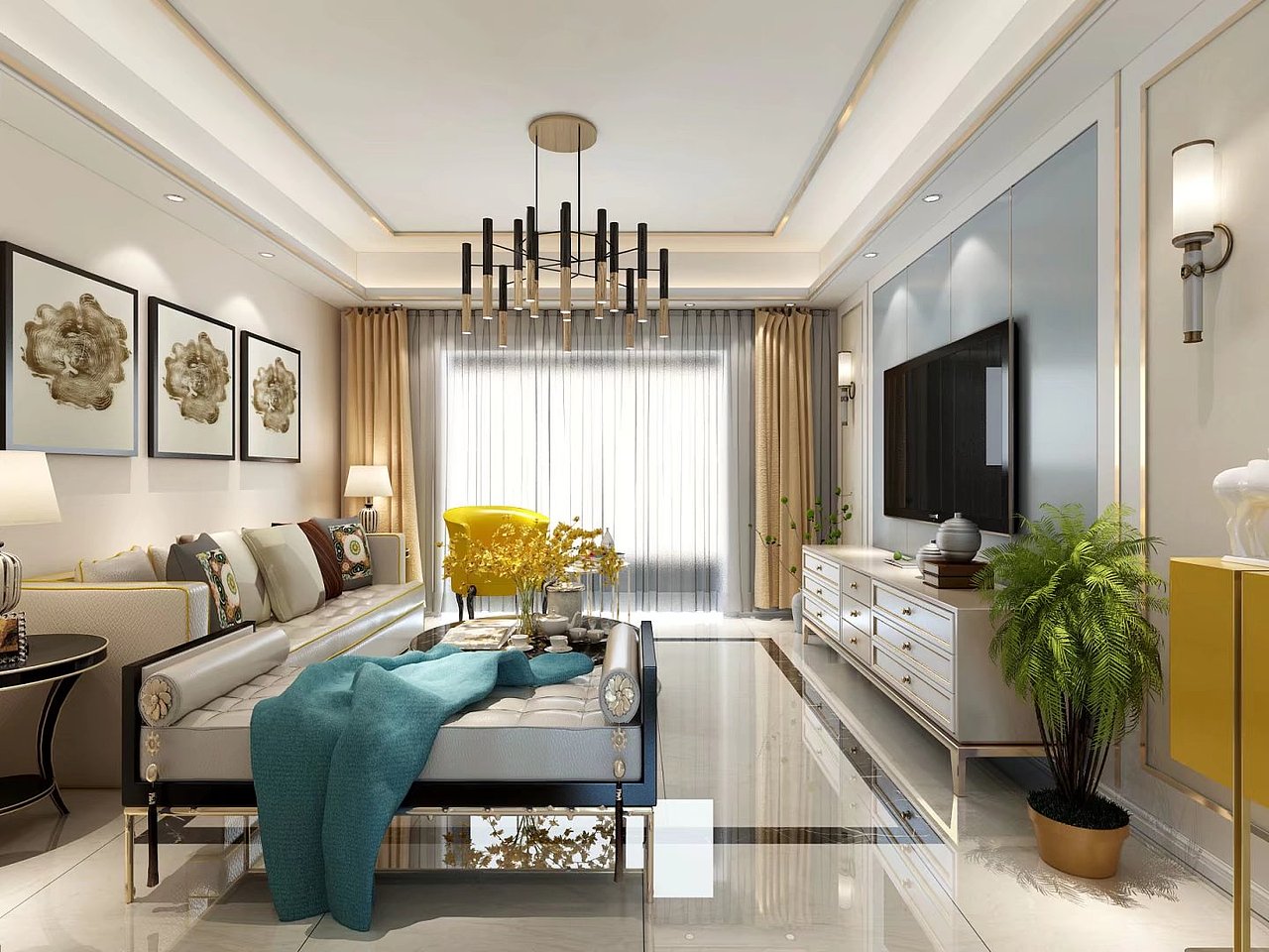 家装别墅 1992效果图