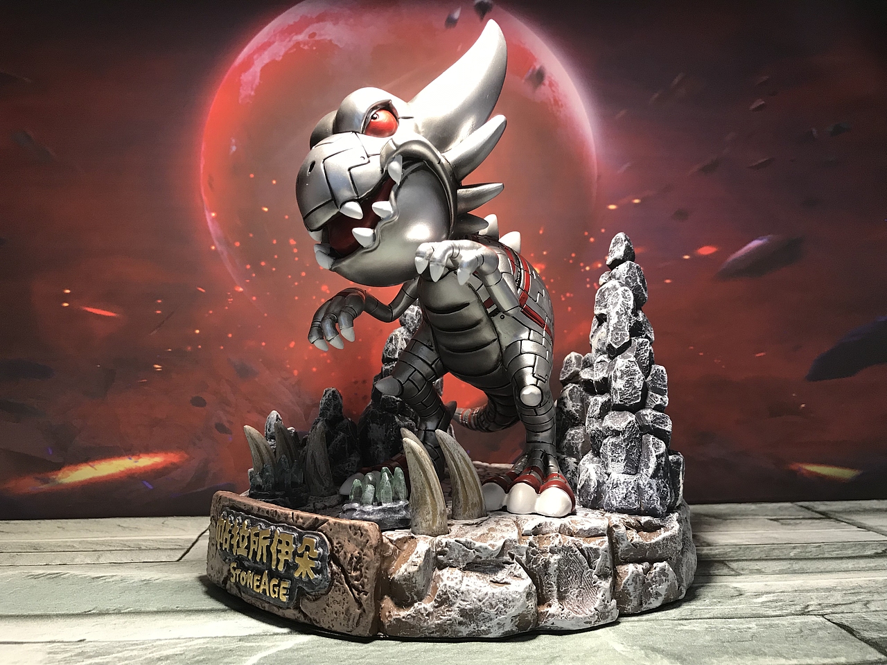 超高还原度石器时代模型手办老玩家不容错过拍摄非盲盒