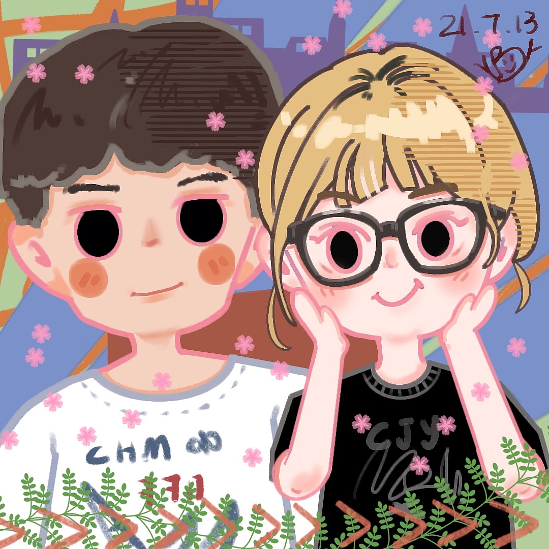 情侣头像（图ZMjYyODcxMjAw） - 艺术插画 - 站酷设计师俺叫yoooo原创素材 - 站酷ZCOOL