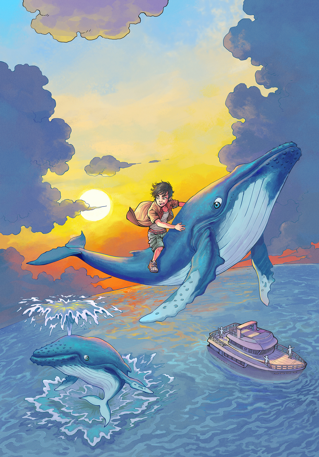 海洋题材儿童读物封面图