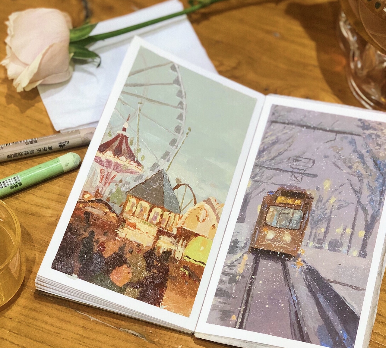 原创手绘《在人间》