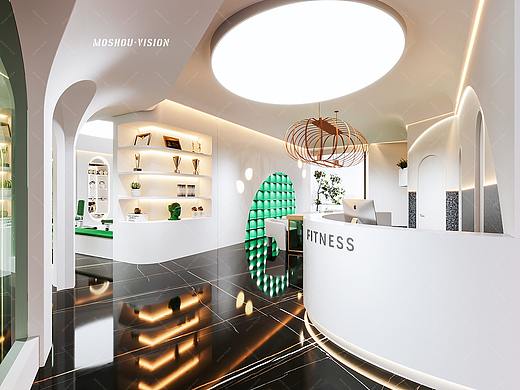 上海弧形绿健身馆