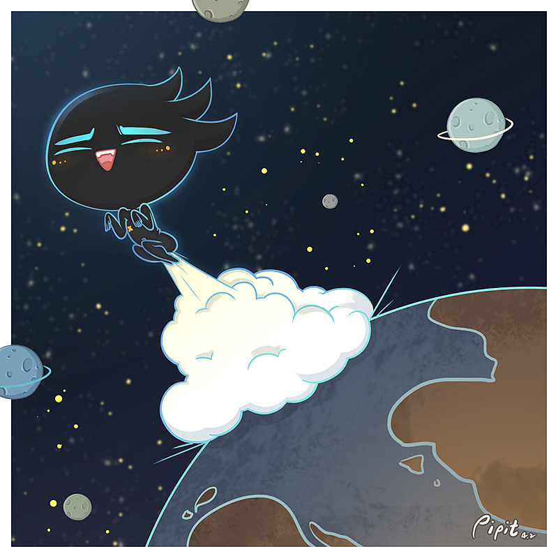 太空 小Z（图ZMjYzNjQ3ODg=） - 创作习作 - 站酷设计师娜安Nae_Tyann原创素材 - 站酷ZCOOL
