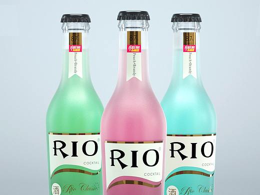 Rio 鸡尾酒产品渲染