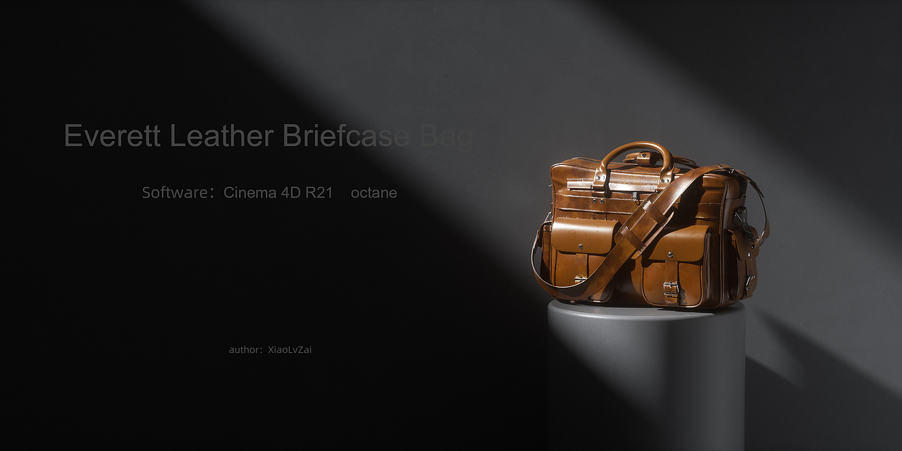 Everett Leather Briefcase Bag（图ZMjc4NTUwMzgw） - 产品 - 站酷设计师我打了个喷嚏原创素材 - 站酷ZCOOL
