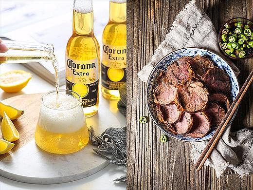 啤酒和肉