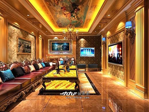 一九九二效果图-ktv效果图