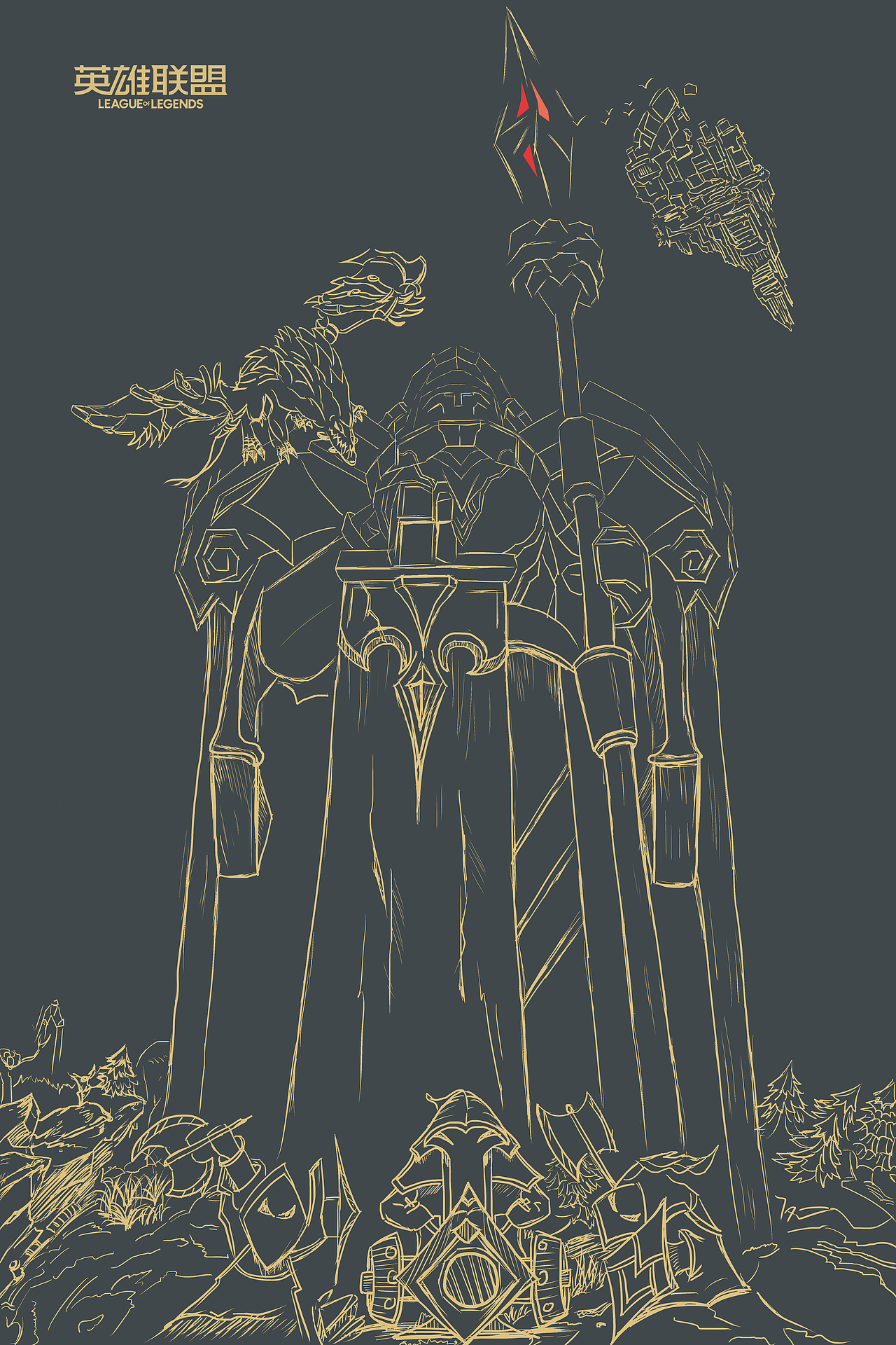 英雄联盟手办包装