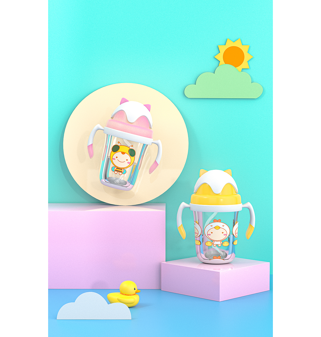 c4d 阿诺德渲染练习（图ZMjMxMTA0MDk2） - 产品 - 站酷设计师孟阿孟呀原创素材 - 站酷ZCOOL