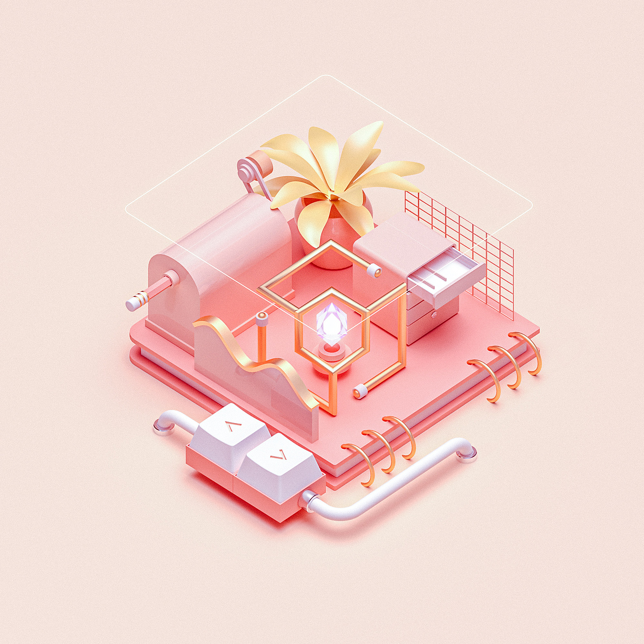 c4d学习记录 20200722（图ZMjE3NjEwODQ0） - 场景 - 站酷设计师zengk原创素材 - 站酷ZCOOL