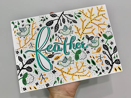 [Calligraphy X Lettering]手写Brush Lettering30天 