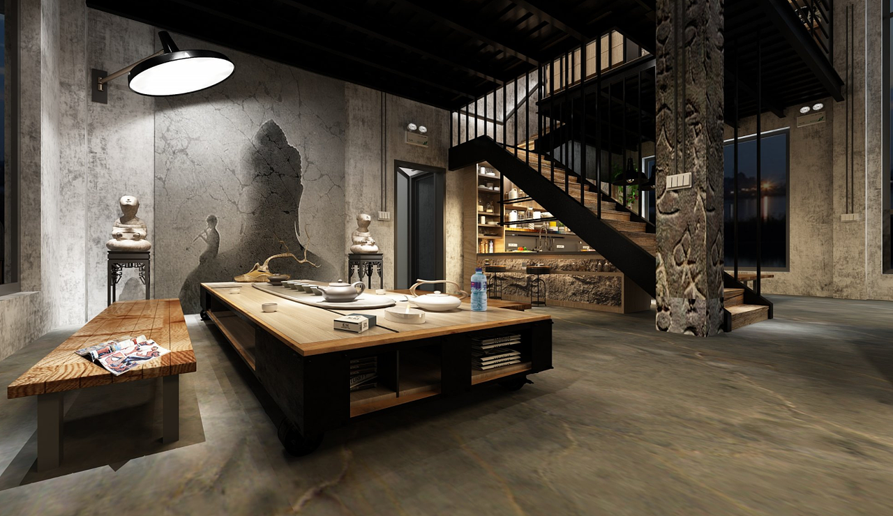 工业风画室工作室