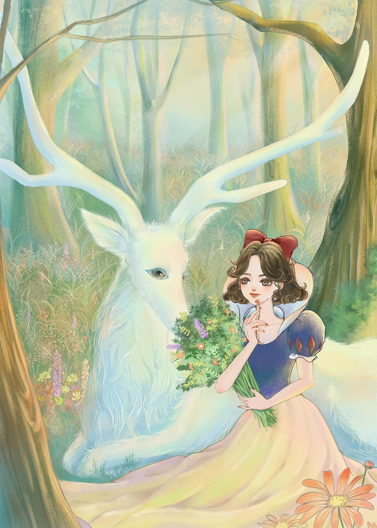 白雪公主（图ZMjgxMTM5MzYw） - 创作习作 - 站酷设计师夕墨的夕原创素材 - 站酷ZCOOL