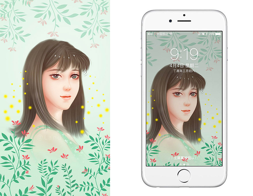 春天了（图ZNzU2NDUxMDg=） - 商业插画 - 站酷设计师Landy荌原创素材 - 站酷ZCOOL