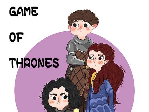 权力的游戏（个人主页-ZNDg3NzUzOTY=） - 儿童插画 - 站酷设计师松阪菜菜梅原创素材 - 站酷ZCOOL