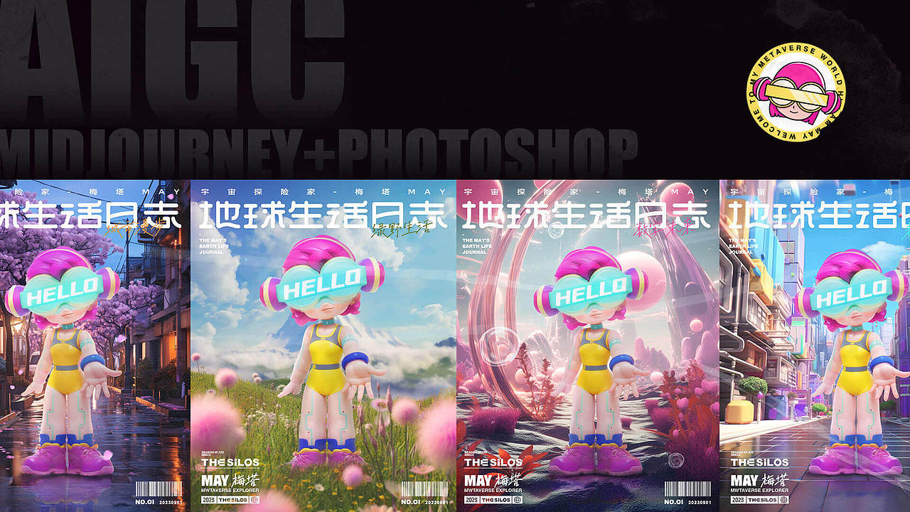 宇宙探险家-MAY梅塔IP设计