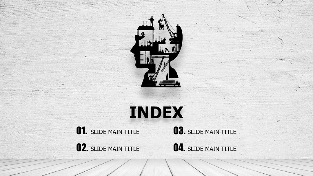免费福利—黑色欧美创意商务PPT模板