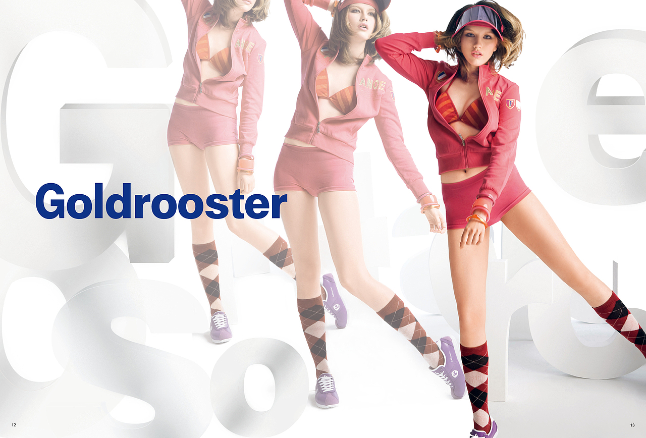 金鸡品牌运动装形象画册