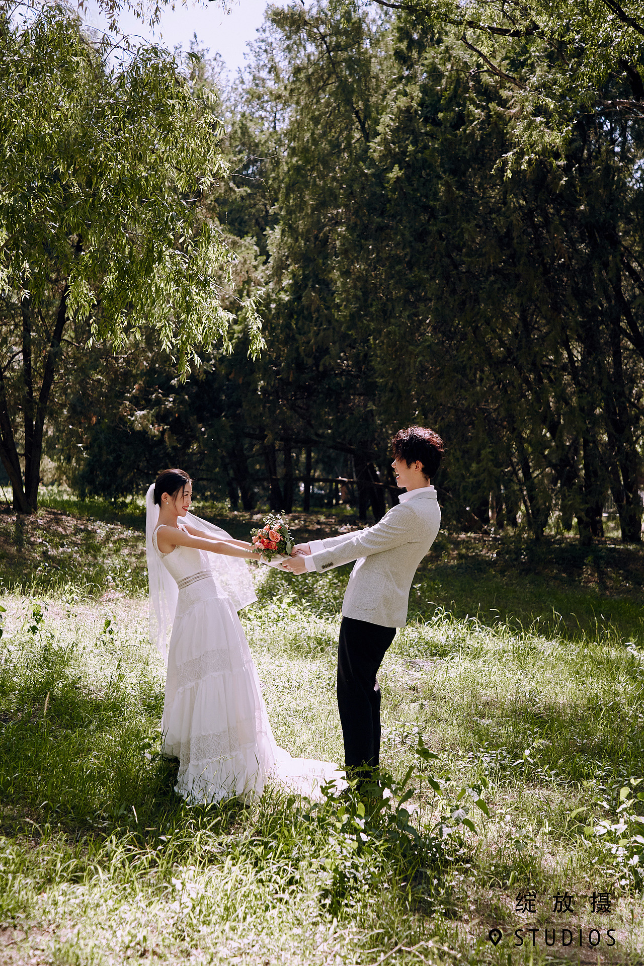 于是我们相爱,手心湿的像海💗森系婚纱照