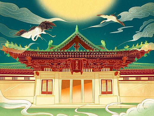 （原创手绘）正定古城文创故事之寻踪四景