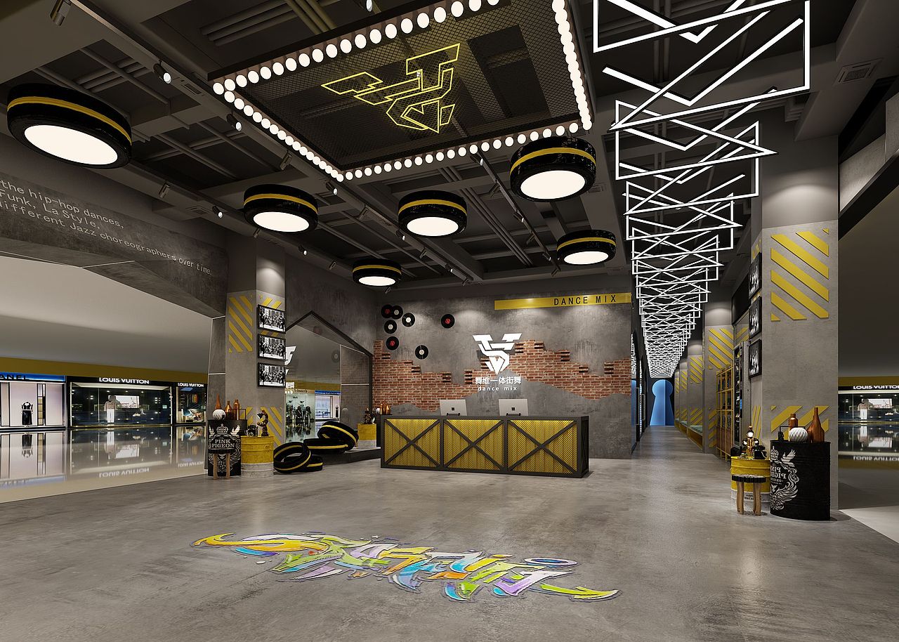 街舞培训学校设计 | 街舞店设计