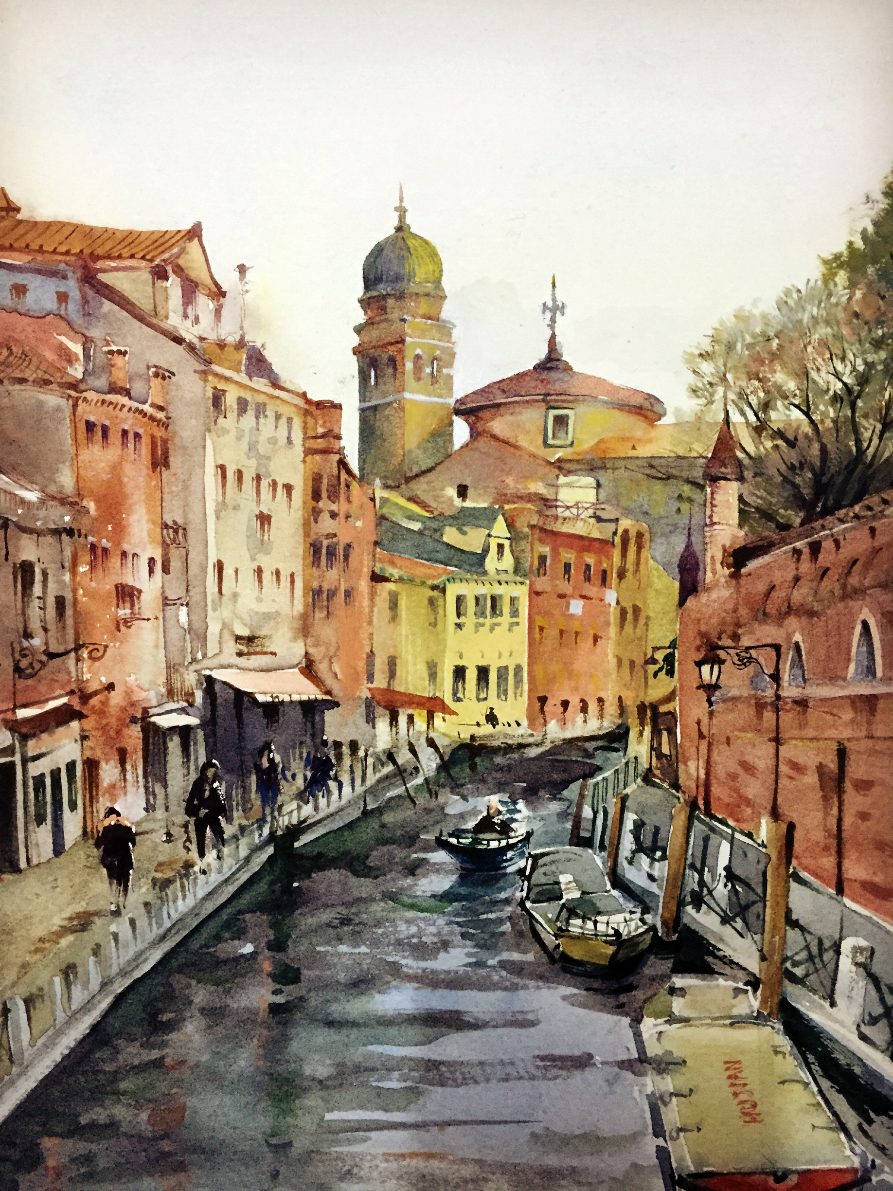 水彩威尼斯