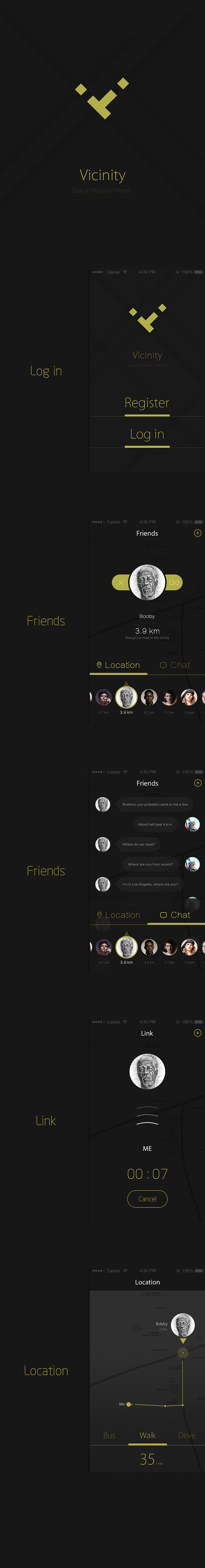 Vicinity APP 设计
