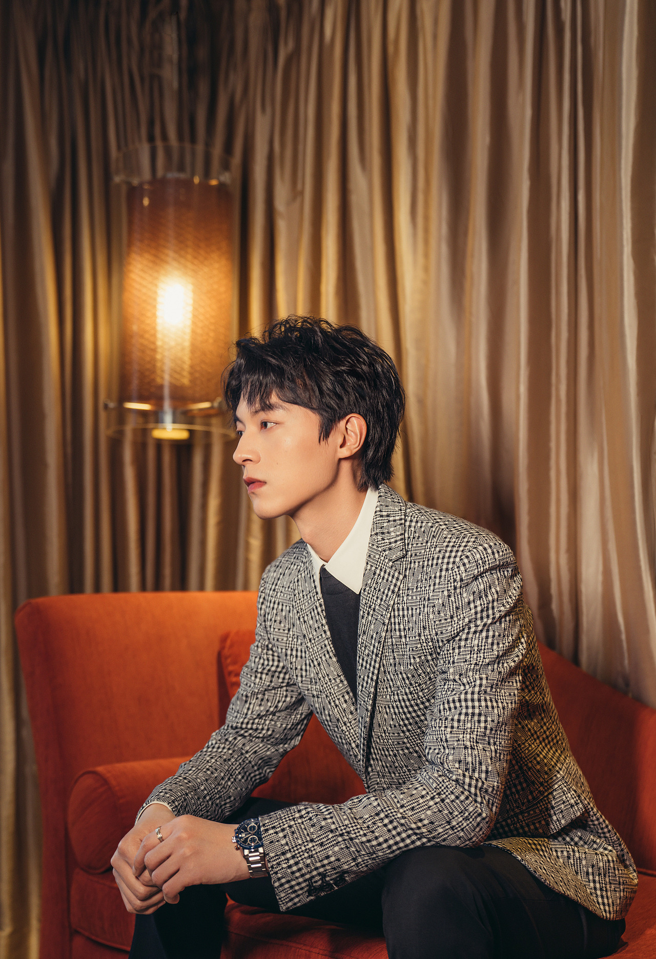 艺人魏天浩 华为影像展 酒店形象照