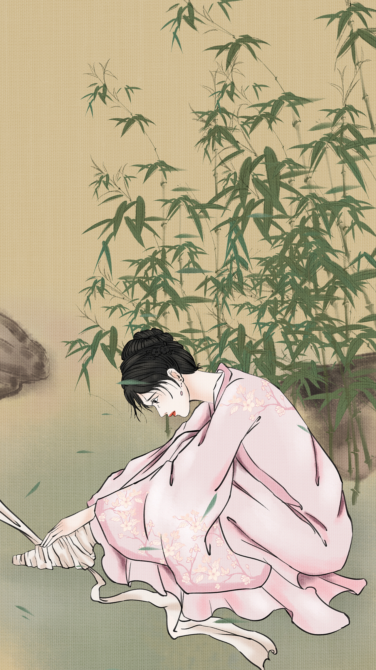 一些古代女子的想象（图ZMjQyOTgyNzg0） - 艺术插画 - 站酷设计师海兔张原创素材 - 站酷ZCOOL