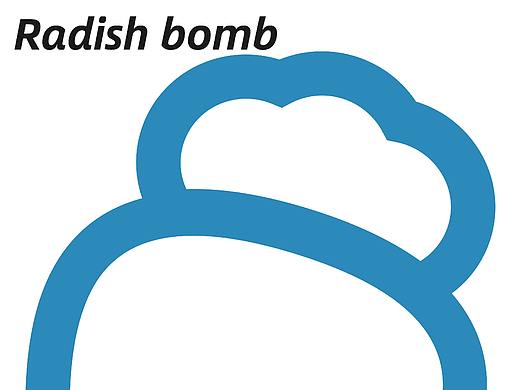Radish bomb