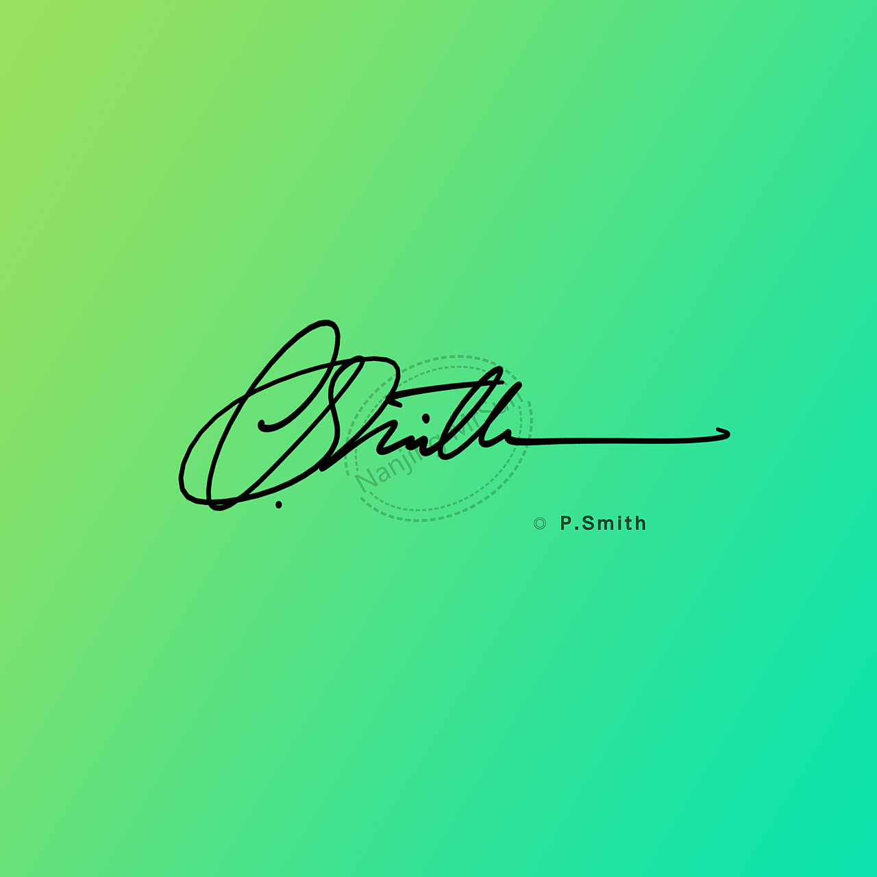 Some new signatures created for Mr. P Smith