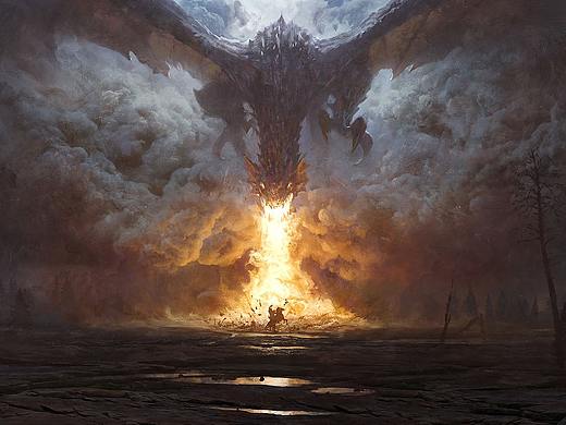 2D to 3D Image in AE：Dracarys