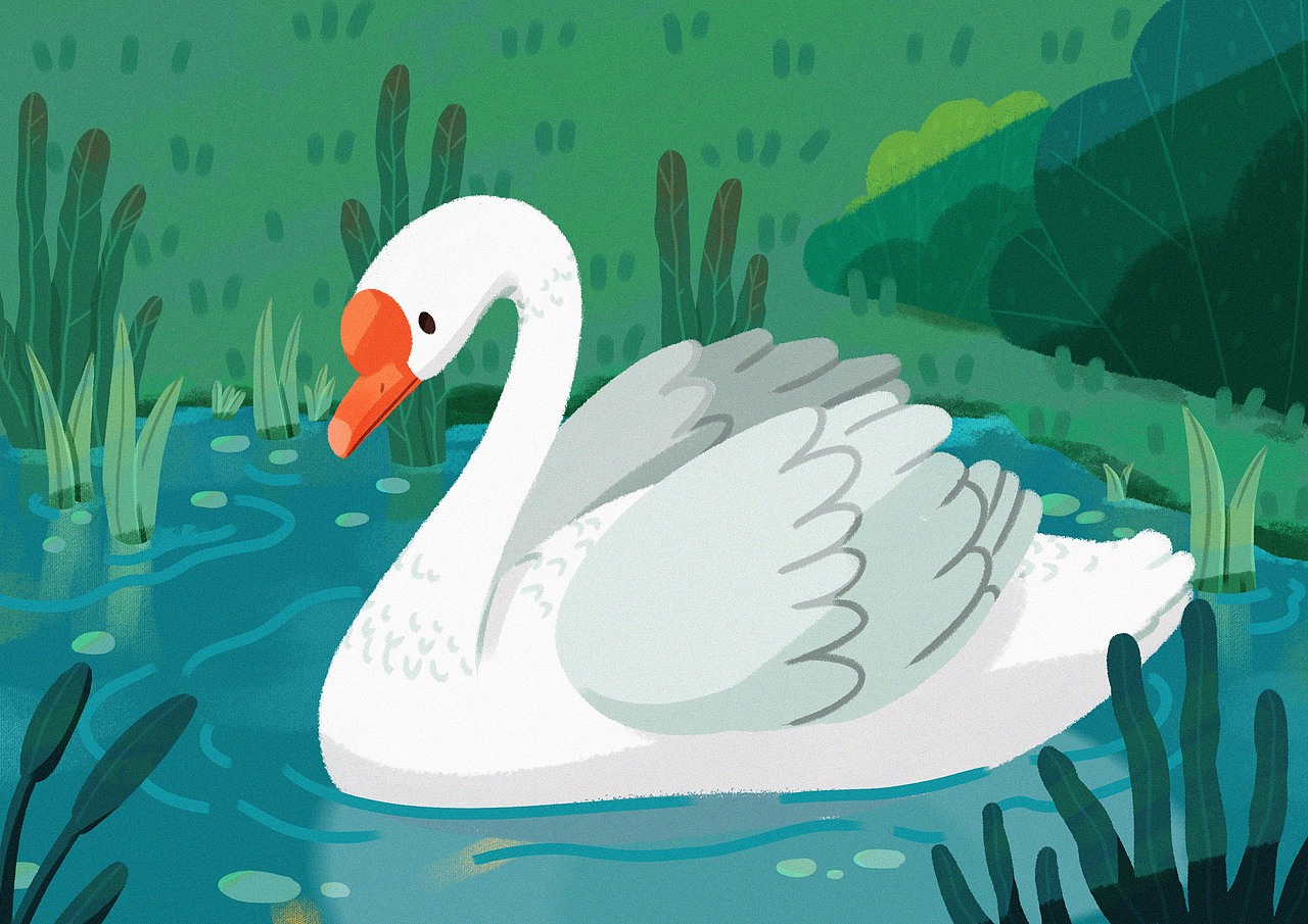 绘本故事 | 丑小鸭的故事（图ZMzUwMTIzNTA4） - 绘本 - 站酷设计师插画小怪兽原创素材 - 站酷ZCOOL