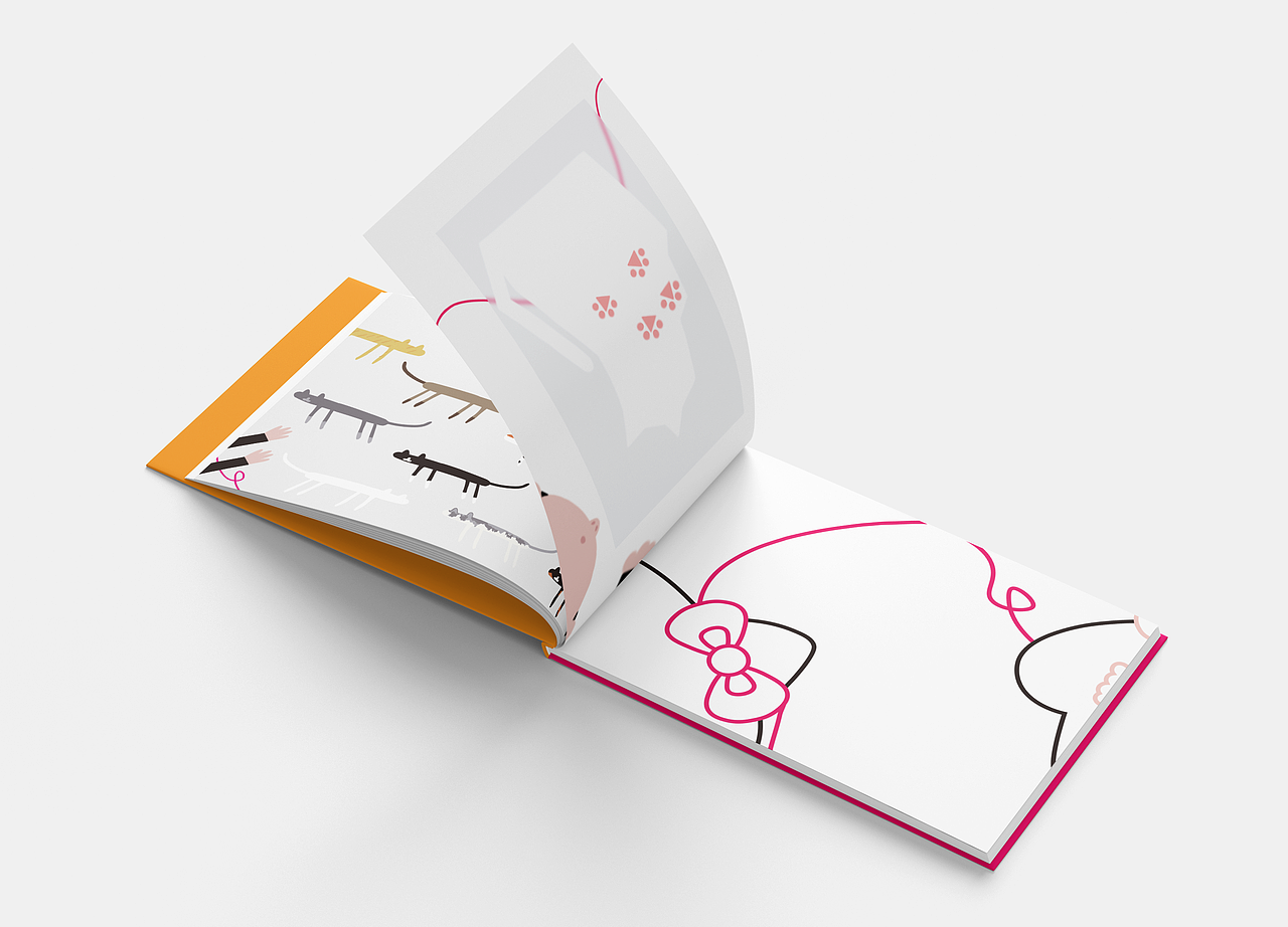 插画绘本设计 Where is my cat?