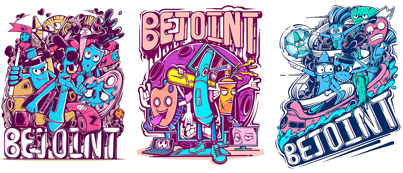 bejoint三重曲（图ZMzA3MTEwNDY0） - 商业插画 - 站酷设计师杨里里原创素材 - 站酷ZCOOL