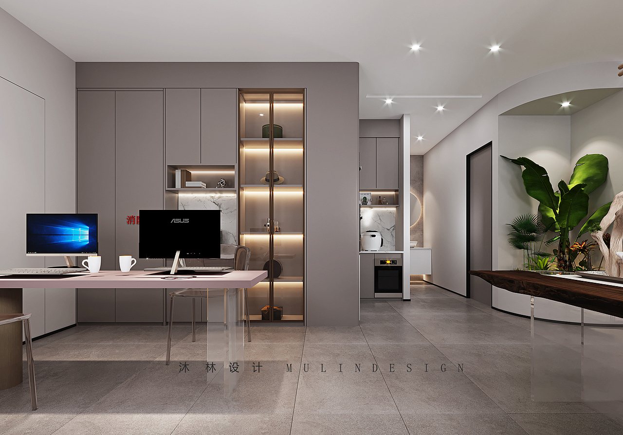 千和悦美面部形象设计|美容店设计|太原设计师段沐林