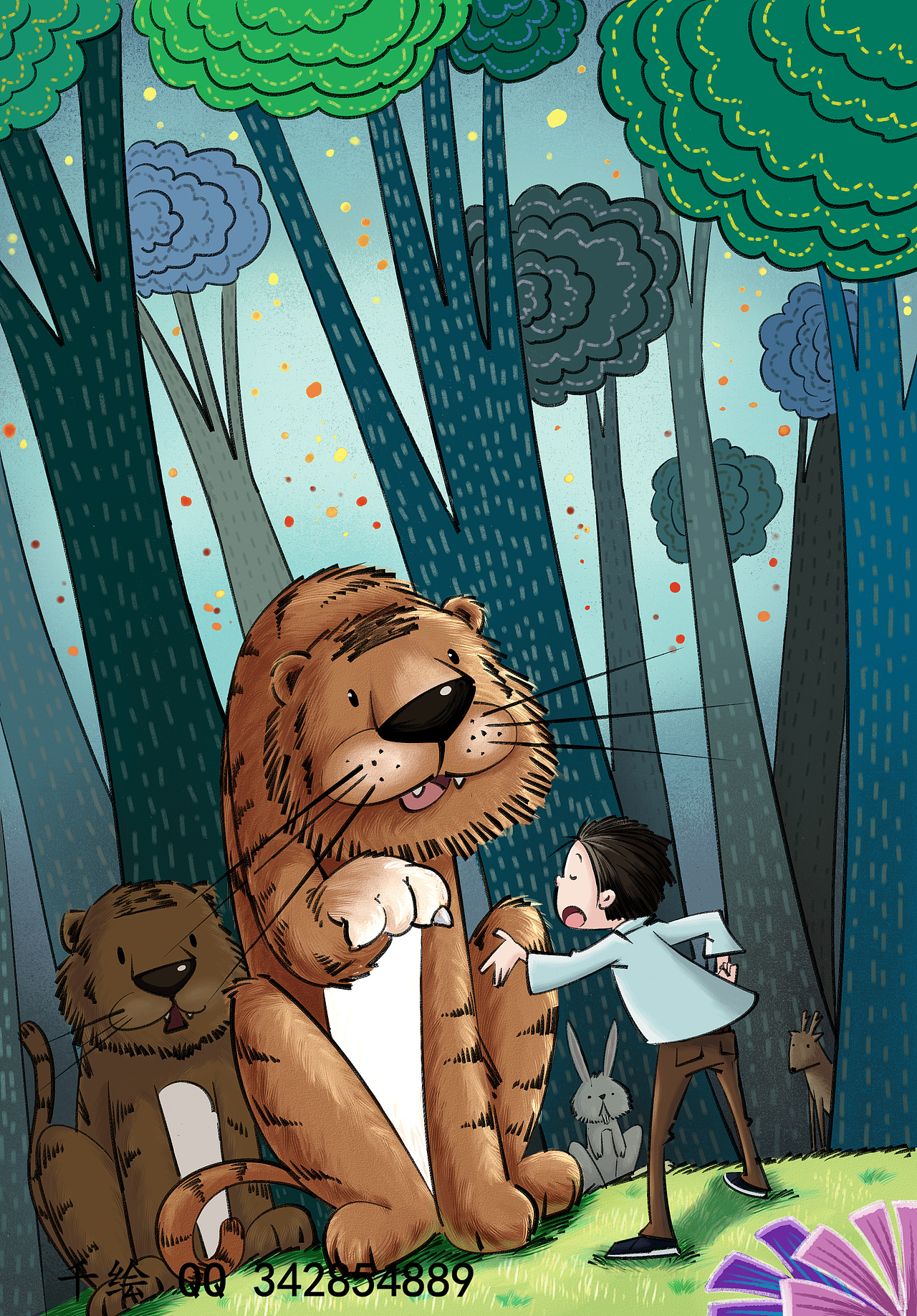 森林手记（图ZMzY3NTI0ODI0） - 绘本 - 站酷设计师千绘动漫工作室原创素材 - 站酷ZCOOL