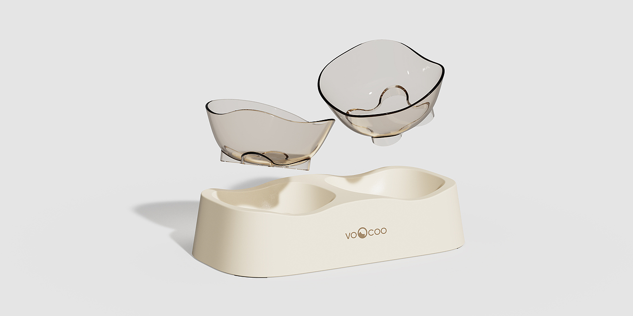 VOOCOO Wave~宠物波浪双碗（图ZMjk3OTM3ODAw） - 生活用品 - 站酷设计师VictorLance原创素材 - 站酷ZCOOL