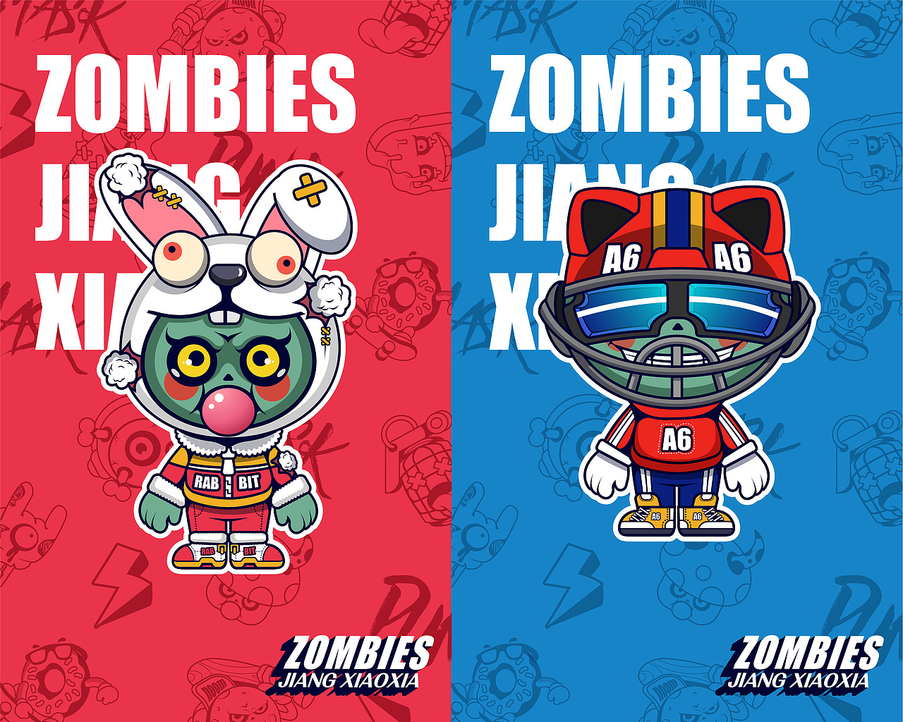 潮流ip設(shè)計-僵尸先生江小俠（圖ZMzExNDI3MTg0） - 創(chuàng)作習(xí)作 - 站酷設(shè)計師高速公路的阿瑜原創(chuàng)素材 - 站酷ZCOOL