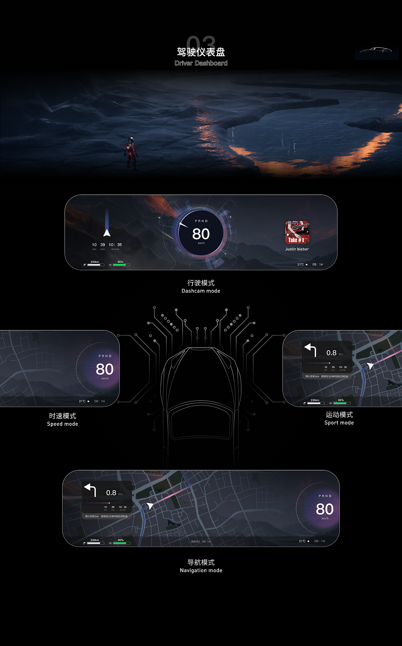 车载界面设计（图ZMzExMDUxMzQw） - 软件界面 - 站酷设计师zi_oow原创素材 - 站酷ZCOOL