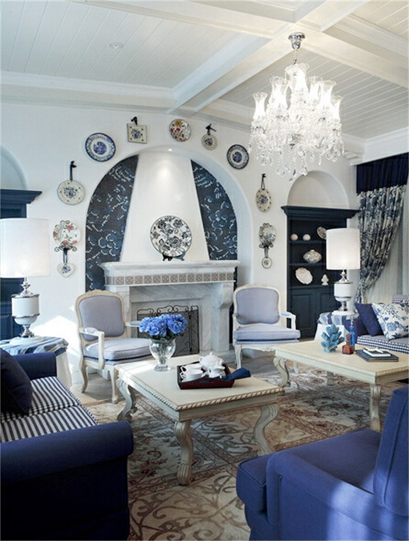 合院公园里家装设计效果_玖玖家居网