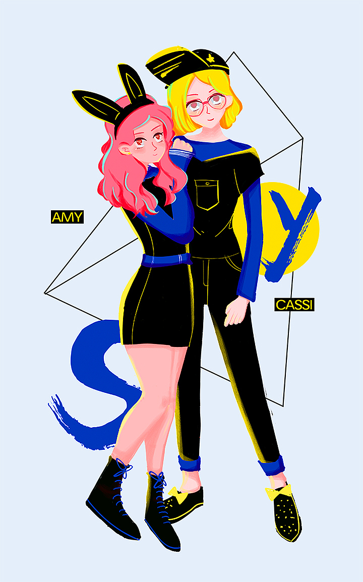 圣诞节/春节服装插画（图ZMTkwMTIzNDEy） - 新锐潮流插画 - 站酷设计师陈安夏原创素材 - 站酷ZCOOL